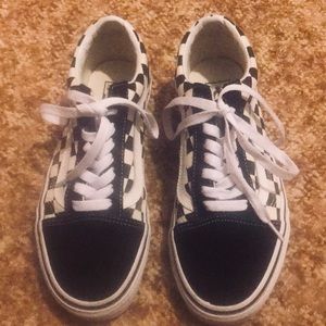 New barely worn Vans Old Skool Chex Skate